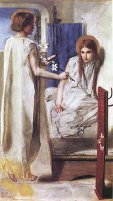 Dante Gabriel Rossetti Ecce Ancilla Domini (The Annunciation) (mk28) France oil painting art